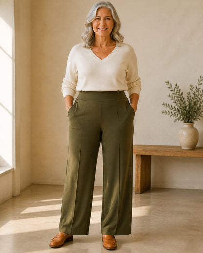 The Drift™ Pull-On Wide-Leg Trouser