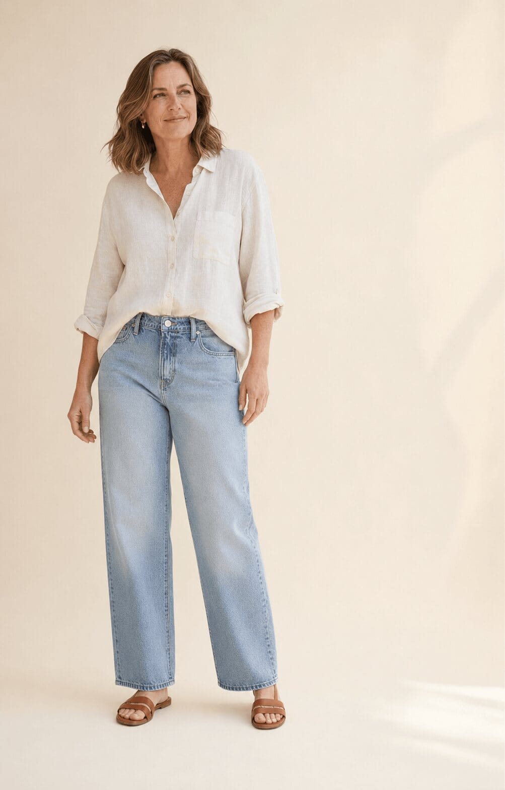 The EASE™ Relaxed Straight-Leg Jeans