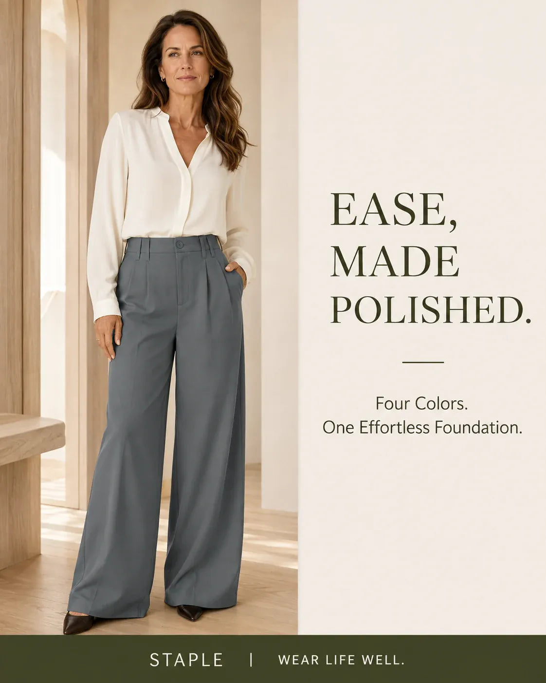 The Essential™ Wide-Leg Trouser