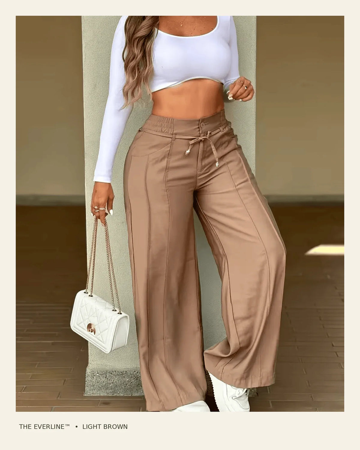 The Everline™ Drawstring Wide-Leg Trouser