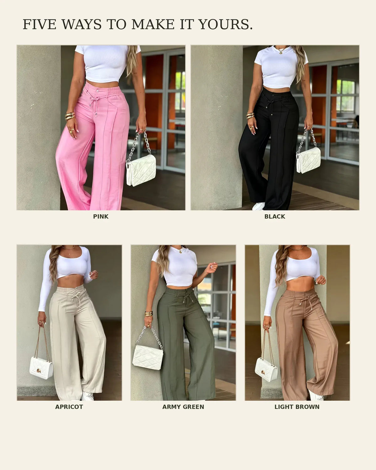 The Everline™ Drawstring Wide-Leg Trouser