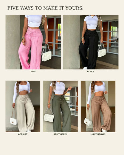 The Everline™ Drawstring Wide-Leg Trouser
