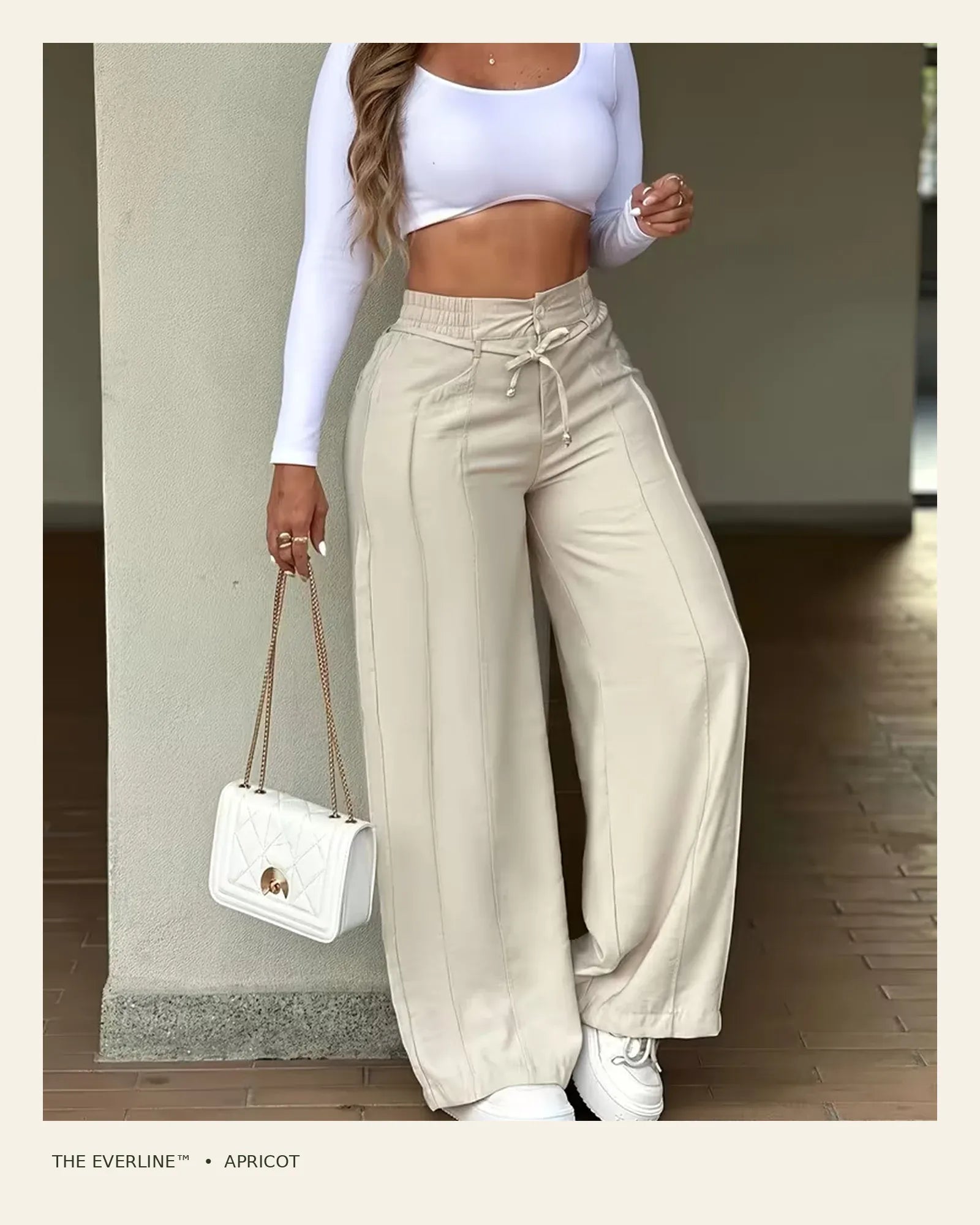 The Everline™ Drawstring Wide-Leg Trouser