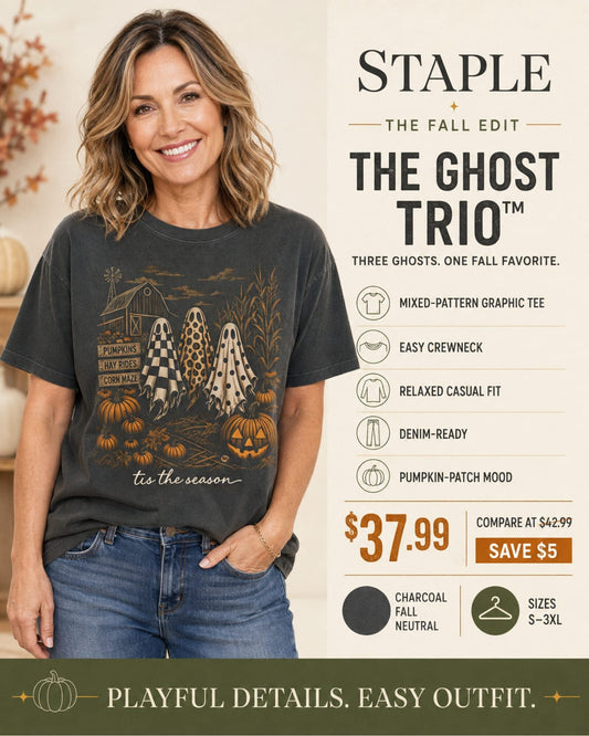 The Ghost Trio™ Fall Graphic Tee