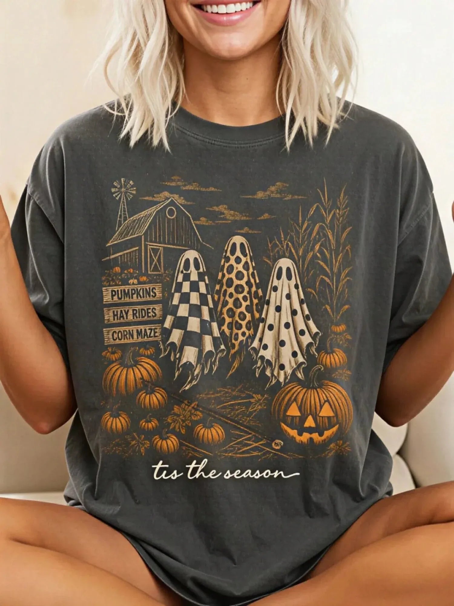 The Ghost Trio™ Fall Graphic Tee