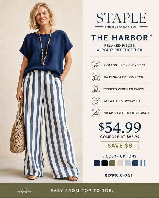 The Harbor™ Striped Wide-Leg Set