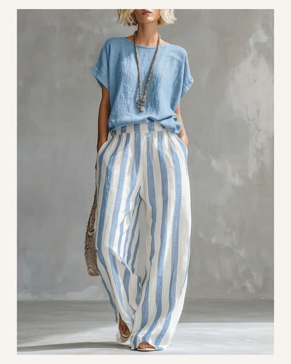 The Harbor™ Striped Wide-Leg Set
