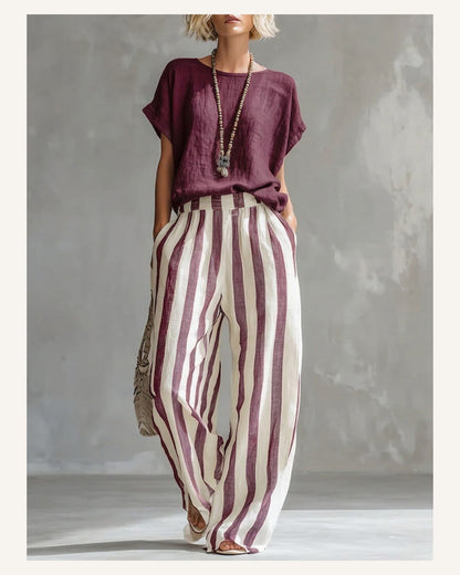 The Harbor™ Striped Wide-Leg Set