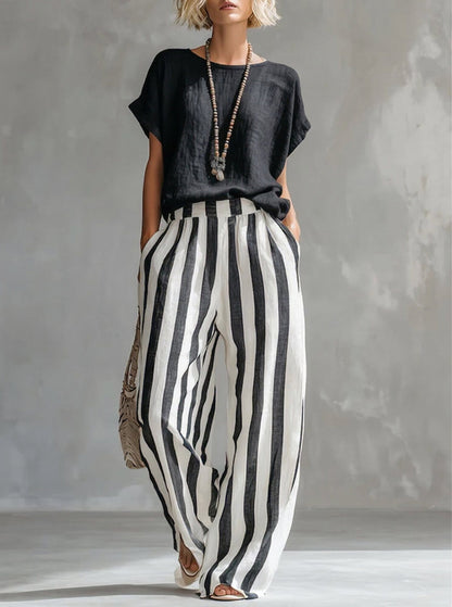 The Harbor™ Striped Wide-Leg Set