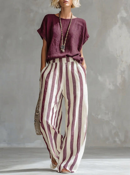 The Harbor™ Striped Wide-Leg Set