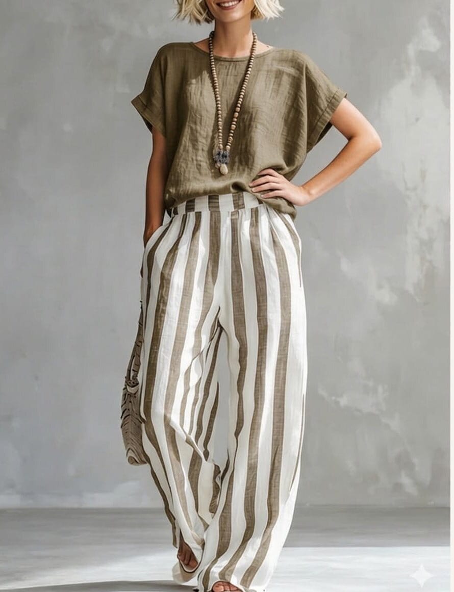 The Harbor™ Striped Wide-Leg Set