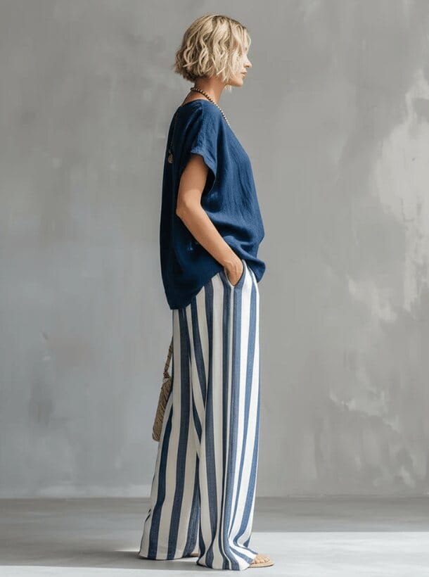 The Harbor™ Striped Wide-Leg Set