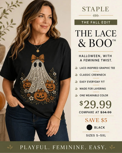 The Lace & Boo™ Halloween Tee