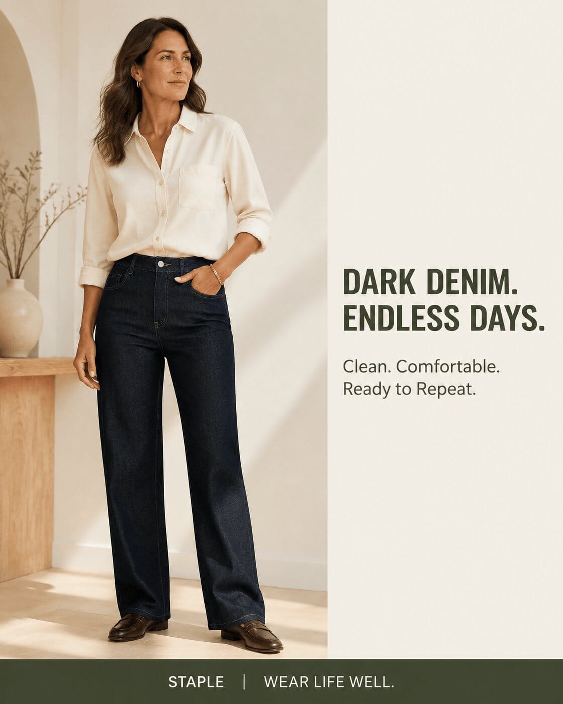The Nightfall™ Dark-Wash Straight Jean