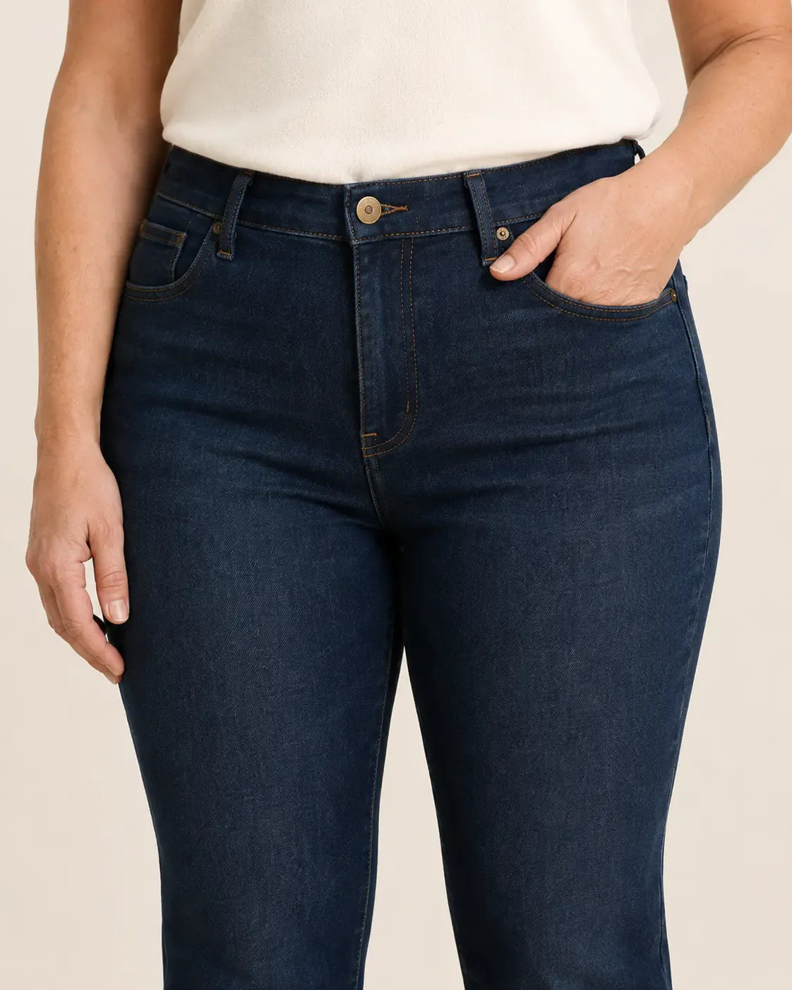 The Poise™ Cropped Kick-Flare Jean
