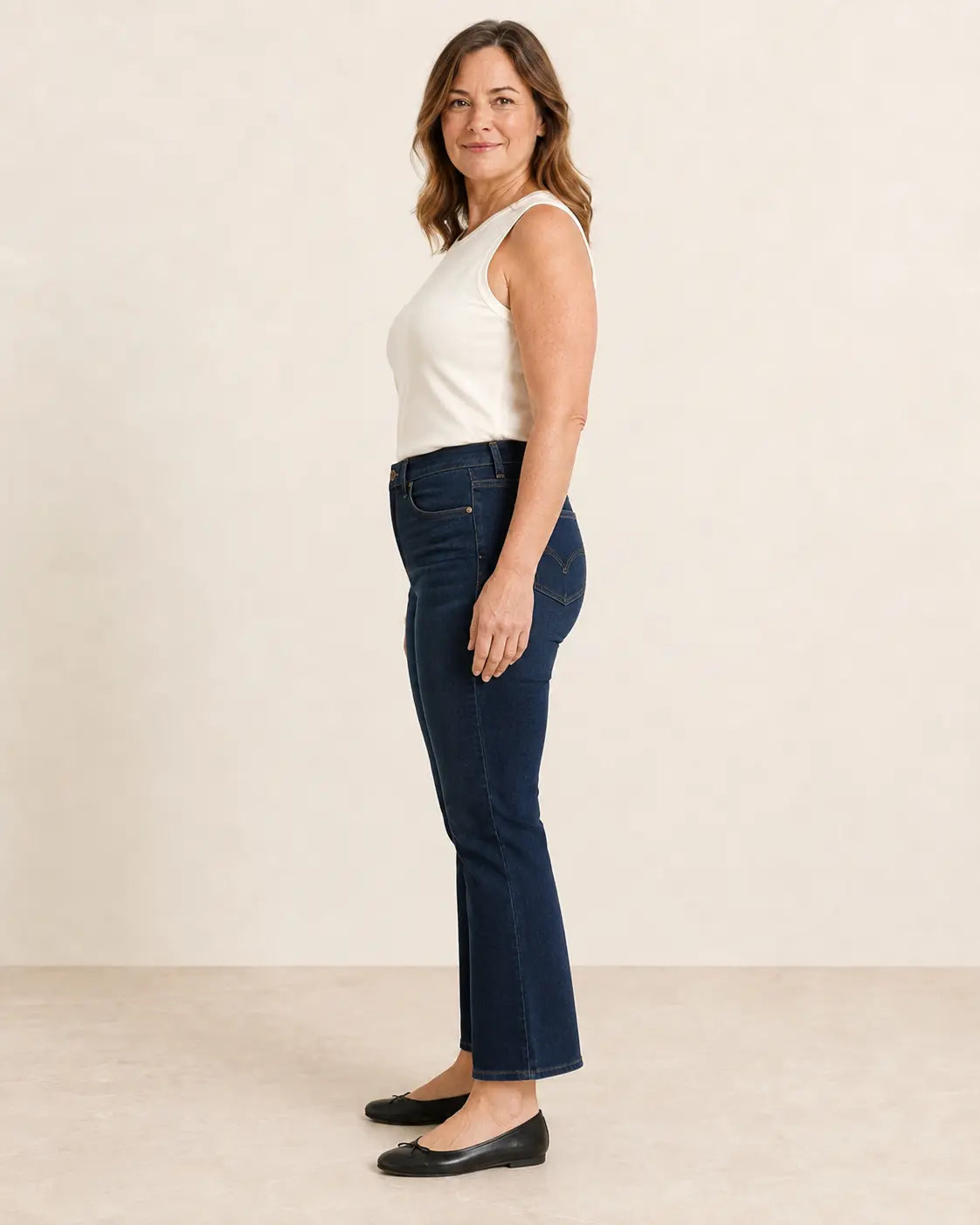 The Poise™ Cropped Kick-Flare Jean
