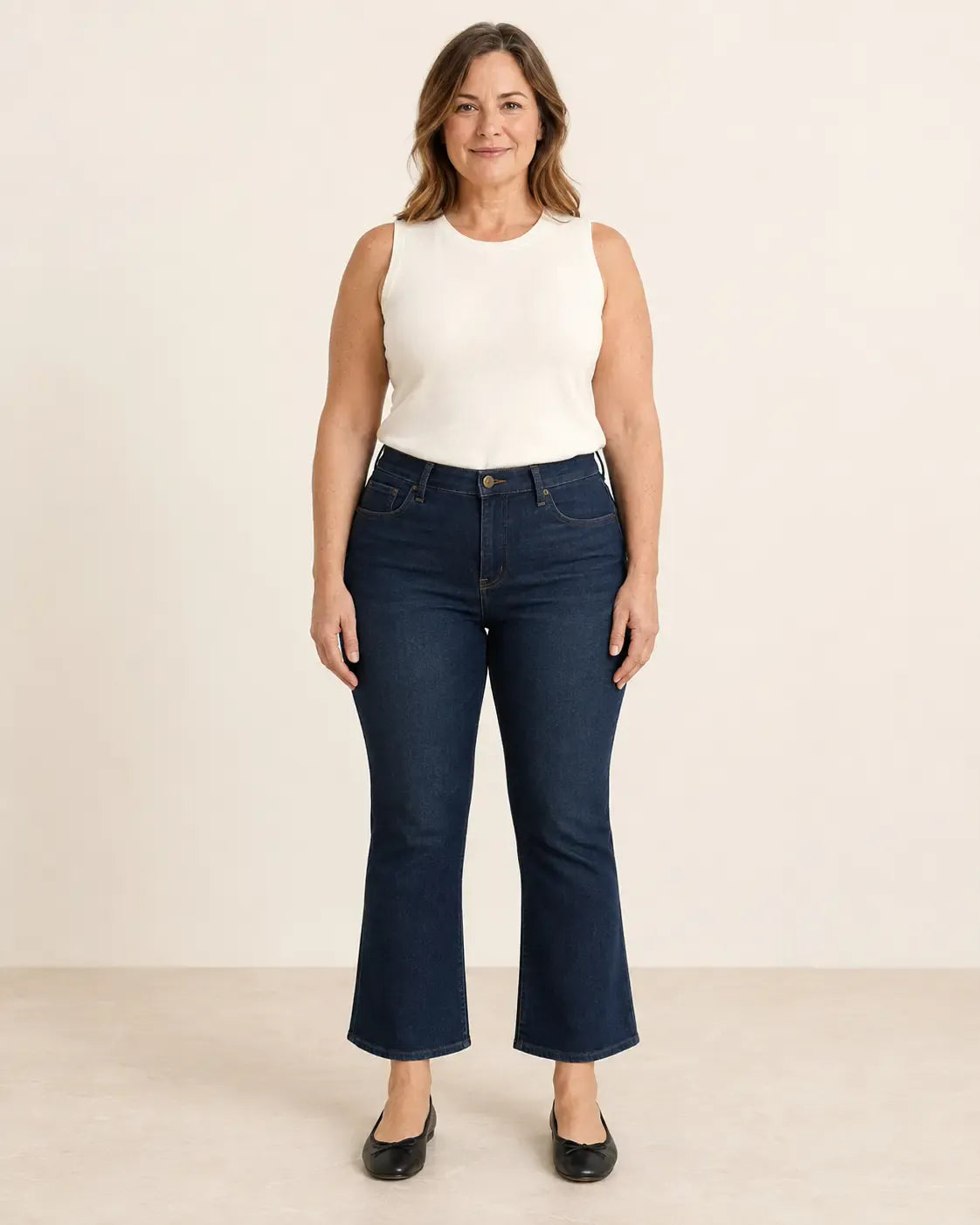 The Poise™ Cropped Kick-Flare Jean