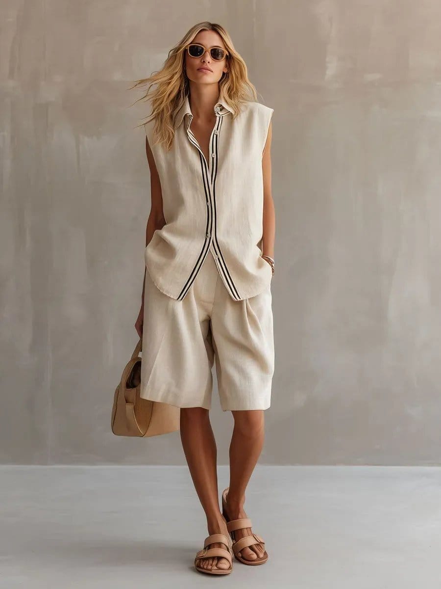 The Poise™ Vest & Bermuda Set