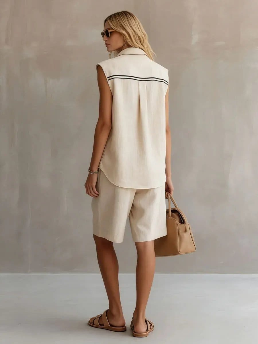 The Poise™ Vest & Bermuda Set