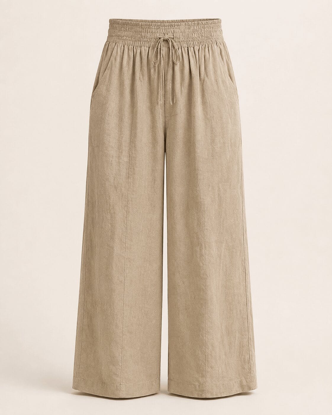 The Solace™ Linen-Blend Wide-Leg Pant