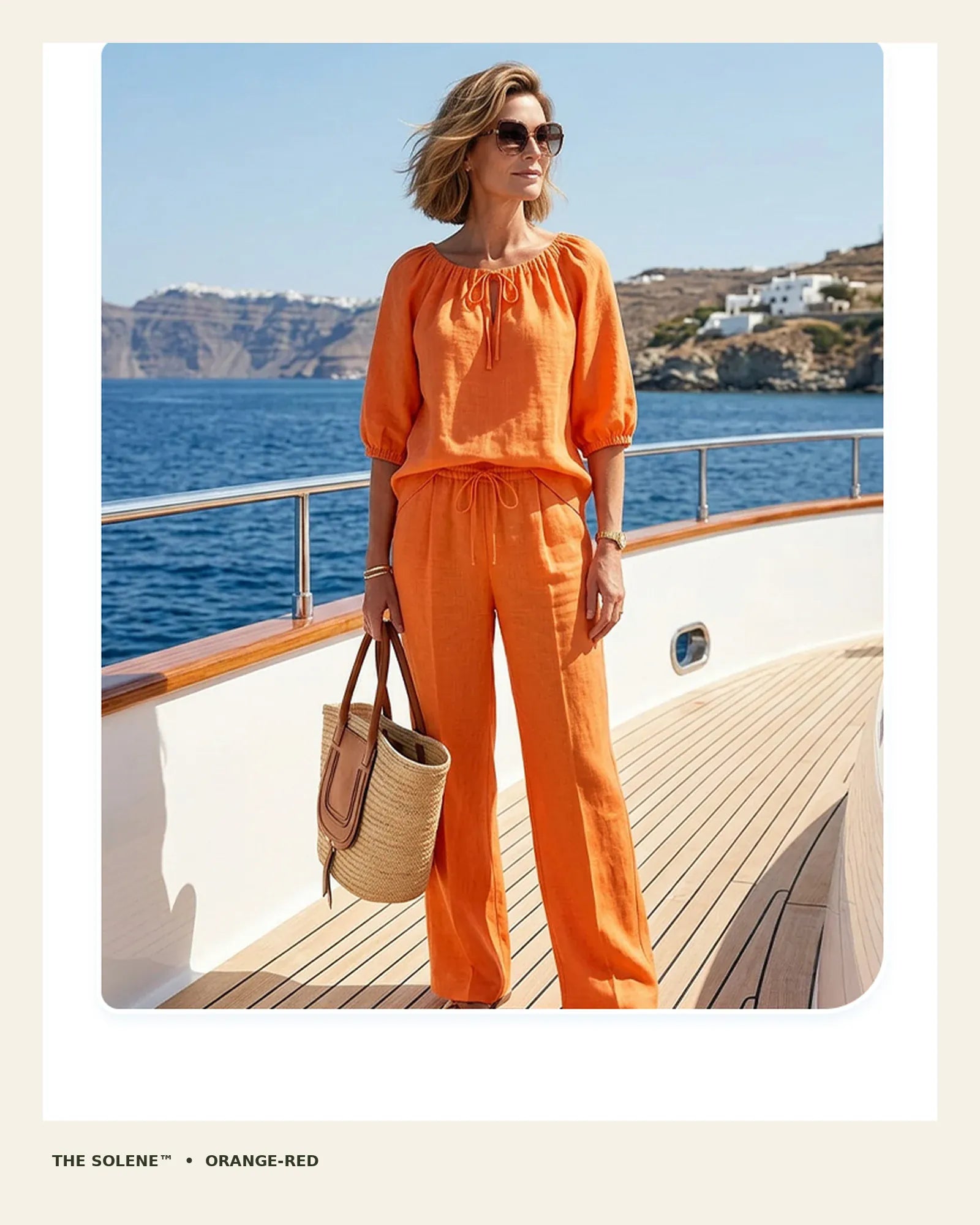 The Solene™ Drawstring Wide-Leg Two-Piece Set