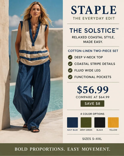 The Solstice™ Coastal Wide-Leg Set