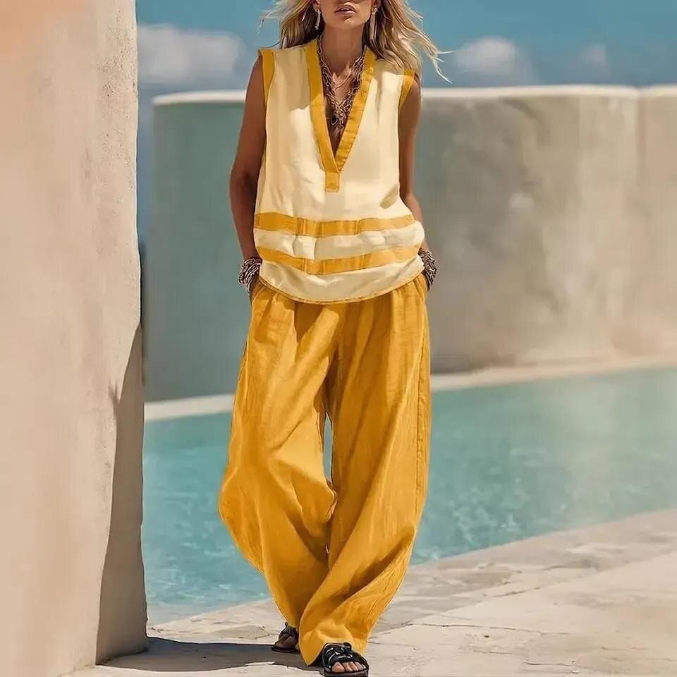 The Solstice™ Coastal Wide-Leg Set