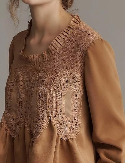 The Willow™ Embroidered Babydoll Blouse