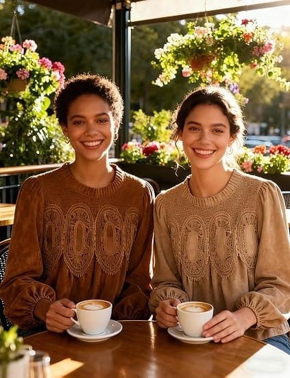 The Willow™ Embroidered Babydoll Blouse