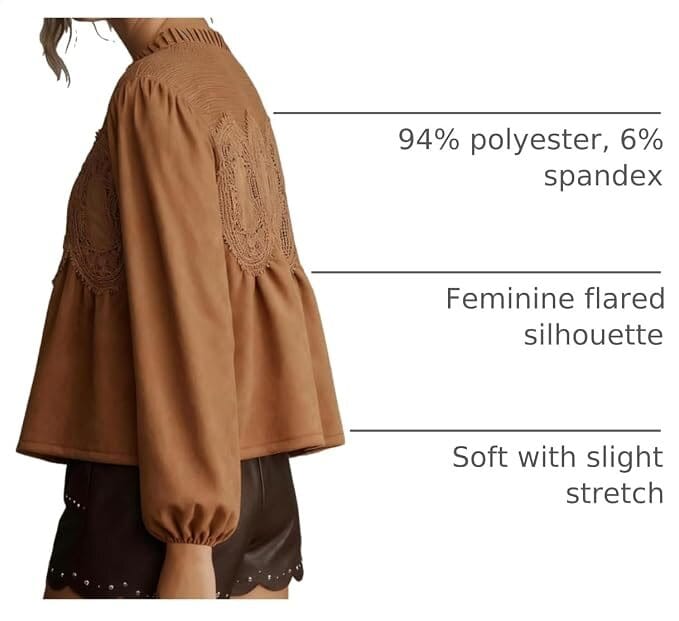 The Willow™ Embroidered Babydoll Blouse