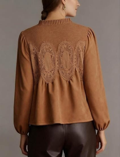 The Willow™ Embroidered Babydoll Blouse