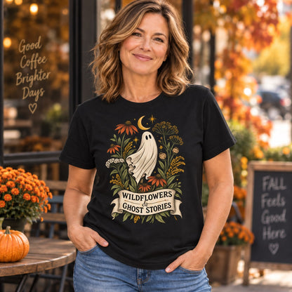Wildflowers & Ghost Stories Botanical Graphic Top
